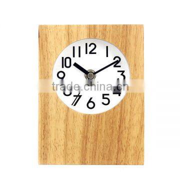 2016 eco friendly office decoration wood material unique table clock(TC29)