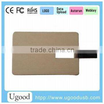 2013 hot sale bamboo or wood usb shaped card,custom large quantity factory usb flash drive