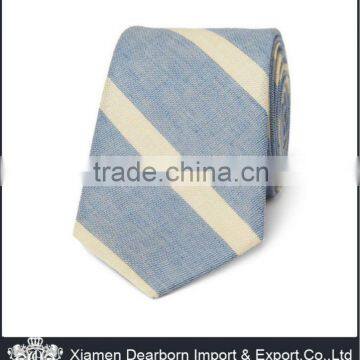 sim cotton and linen blend tie