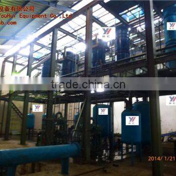 Molecular distillation waste tyre recycling plant to oil Crude oil mud out of diesel