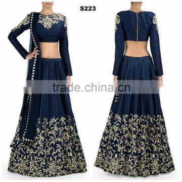 Raw Silk Lehenga on Sale