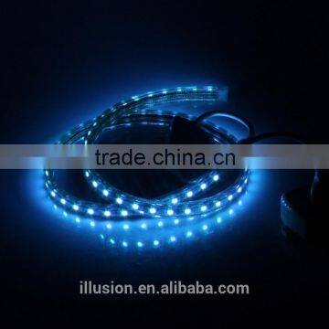 IP 67 silicion tube dc24v 3528 led strip for manger trough groove