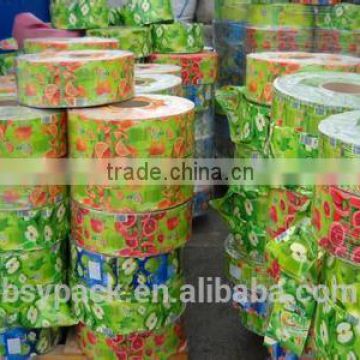 hot sale snack food aluminum foil film rolls packaging film rolls \Snack biscuit packaging film roll