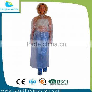 HOT SELLING PVC 0.12MM CLEAR TRANSPARENT ADULT RAINCOAT FOR LADIES