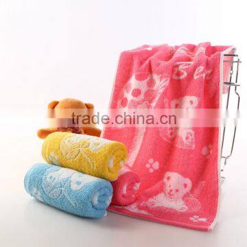 2015 hot sale cheap microfiber kids printing hand towel