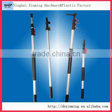 Adjustable telescopic pole for cleaning tool