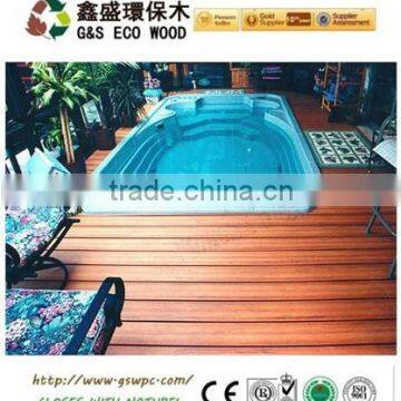 WPC composite marine board wpc decking floor / wpc decking