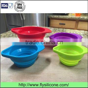 OEM factory price sitff enough bpa free premium silicone measuring cups