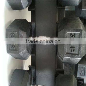 Hot sale top quality rubber coated dumbbell