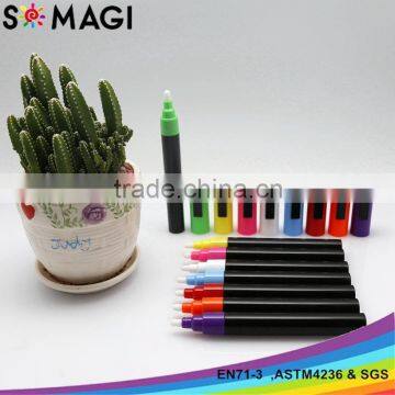 waterproof liquid chalk, 2016 new stationary - color marker for window with custom logo