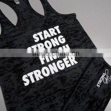 Gym mens stringer vest