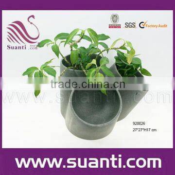 hot selling multi-use polystone pot plant and Office stationery case