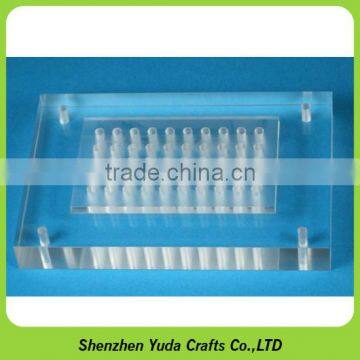 Precision Milling Service Acrylic Products Polished Solid CNC Acrylic Machining Part