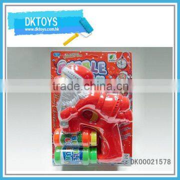 Hot selling new design b/o bubble gun Santa Claus type with light and music