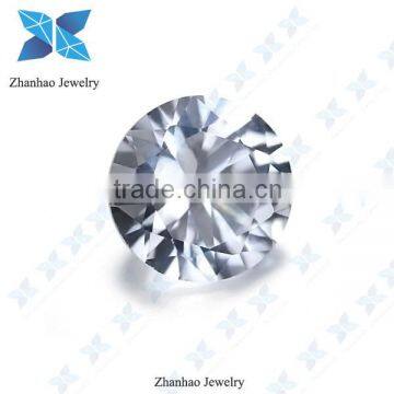 round cutting white synthetic spinel stone beads For Jewelry