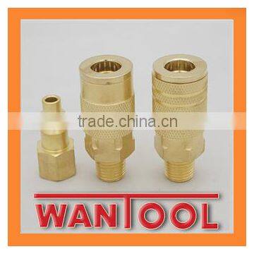 1/4 body USA INDUSTRIAL TYPE (MILTON)2 pcs brass female/male/hose coupler fit for pneumatic part