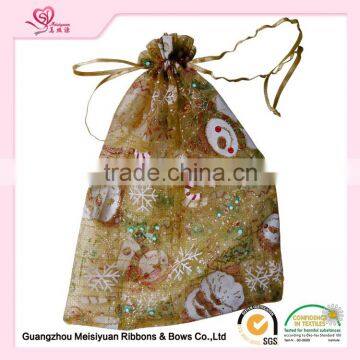Luxury Organza Jewelry Gift Packaging Pouch/ Candy Bags for Wedding Birthday Party photo-3