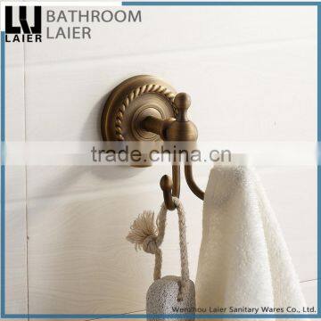 middle east retro design brass antique bronze statues bathroom accessories wall mounted robe hook