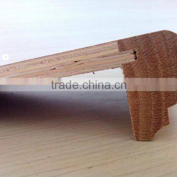 Plywood stair tread/stair tread cover/stair tread nosing(maple/oak)