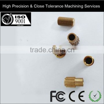 High Precision & Close Tolerance Machining (CNC) Lathe Machine Working Processing Custom Metal Parts Brass Screws and Nuts