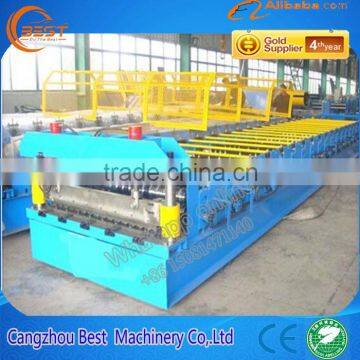 Used Metal Standing Seam Roof Panel Roll Forming Machine For Sale photo-3