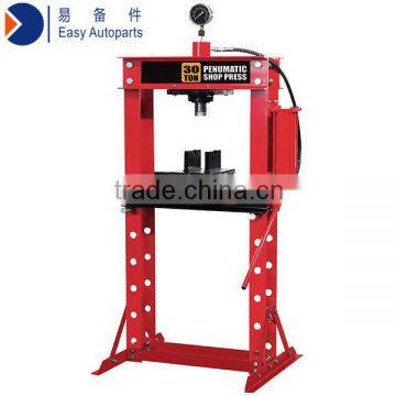 30ton Pneumatic shop press, CE certificate approved, 0-840mm