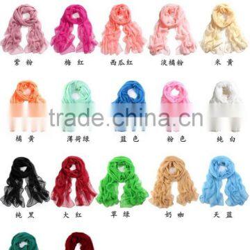 Plain Style and Plain Dyed Pattern Scarf New Design photo-4