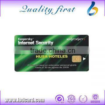 ISO 7816 Chip SLE4442, SLE5542, SLE4428, SLE5528 Contact Smart PVC Card for Access Control