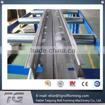 high point pillarProfessional Customized supermarket goods shelf roll forming machine