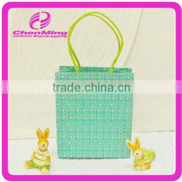 Yiwu custom reusable handle jewelry paper bag