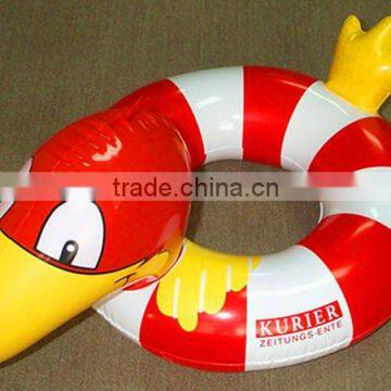 New design lovely cute popular cheap pvc Children Animal Swimming Ring