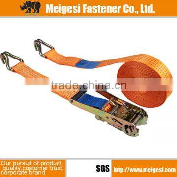 Supply All Sizes Colored Stronge Polyester With Steel Hook Ratchet Tie Down