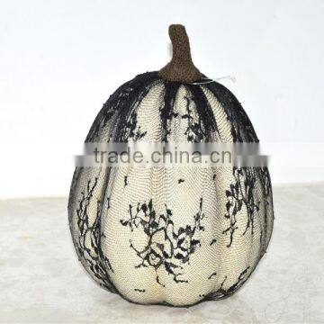 Halloween lace high-tall Polyfoam pumpkin decor