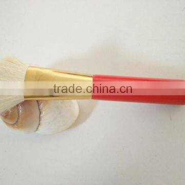 Hot sale red powder cosmetic brush,high quality goat hair red powder brush