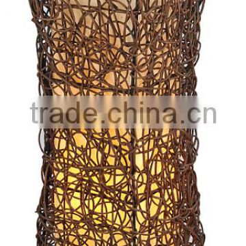 European Style Handmade Rattan Table Lamp Decorative Table Lamp Traditional Table Light