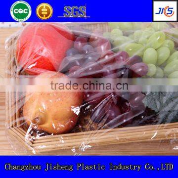 6000m Length Soft Transparent Blow Pvc Food Grade Stretch Wrap Film