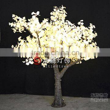 3m led tree projection light/Gingko tree with lights