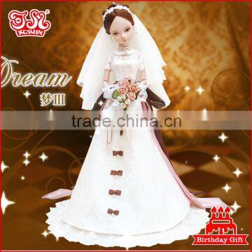 11'' or 11.5'' Gorgeous Fashion Wedding Bride Doll Dress photo-2