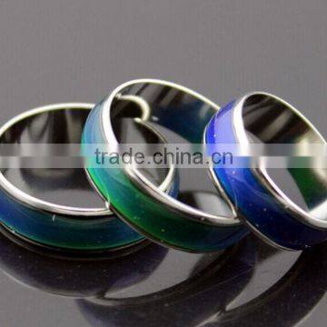 Hot alloy smooth changeable colour magic rings