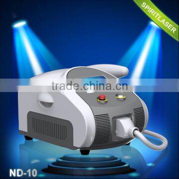 Spiritlaser ND-10 Beauty Products Made In China 1064nm Tattoo Removal System 532nm Q-switch Nd Yag Laser Laser Removal Tattoo Machine