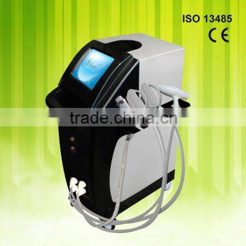 Vascular Lesions Removal 2013 Tattoo Equipment Beauty 590-1200nm Products E-light+IPL+RF For Freezer Gel Eye Mask