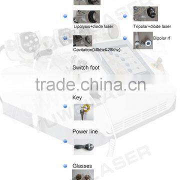 2017 New Technology Multifunctional rf +cavitation + Vacuum Fitness Slimming Equipment photo-2
