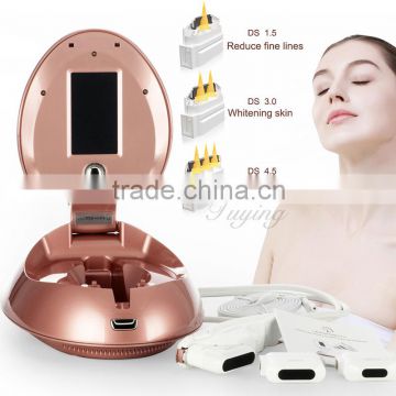 Skin Lifting Portable Hifu Face Lift Machine High High Focused Ultrasonic Intensity Ultrasound Hifu For Home Use 1.5mm&3.0mm&4.5mm