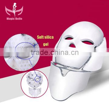 Led Light Therapy Home Devices Hottest Portable Pdt Led Facial Mask Electric LED Red Led Light Therapy Skin Skin Rejuvenation Led Mask 7 Colors With FDA