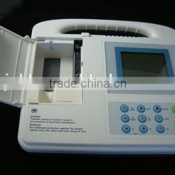 CE approved Portable 3-channel Veterinary Electrocardiograph/EKG/ECG machine EKG-903V