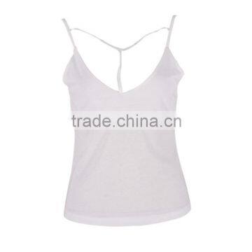 Bonvatt Women Clothes Tops Sexy Bandage Backless Cami Tops Sexy Tight-fitting V-neck Sleeveless Tanks Crop Top New Arrival photo-6