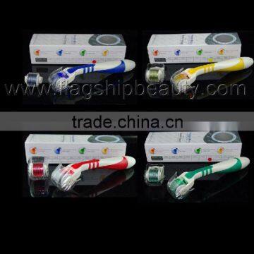 Manufacturer 540 Needles 4 Colors Replaceable Heads Led Vibration Derma Roller photo-4