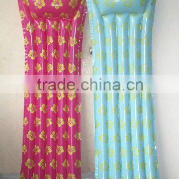 inflatable floating mat, inflatable water bed, inflatable floating mattress, PVC floating mat