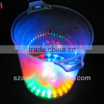 Custom new design large LED acrylic ice bucket