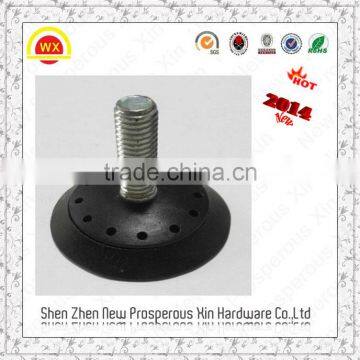 Hot sale black plastic leg adjustable screw